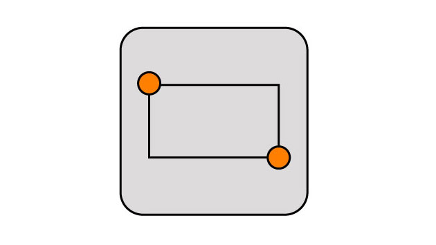 DraftSight-四角形(Rectangle)コマンド